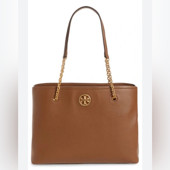 Tory Burch Carson leather tote in moose